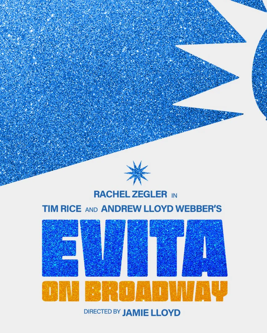 Evita Broadway production artwork