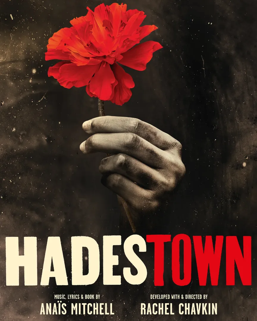 Hadestown Broadway production artwork